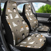 Pekingese Dog In Lots Print Car Seat Covers