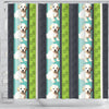 Shihpoo Dog Print Shower Curtain