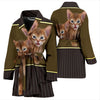 Abyssinian Cat Print Women's Bath Robe