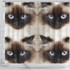 Himalayan Cat Print Shower Curtain