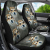 Norwegian Lundehund Print Car Seat Covers