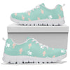 Fish and paws Patterns Print Sneakers