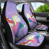 Happy Unicorn Print Car Seat Covers