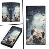 Pug Dog Print Women's Leather Wallet