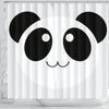 Cute Panda Bear Art Print Shower Curtains