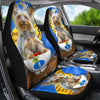 [AI Generated] Yorkie With A Bowl From California Car Seat Covers