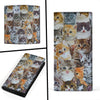 Cat Print Women's Leather Wallet