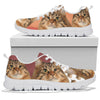 American Bobtail Cat Print Sneakers