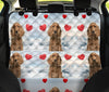 Cute Cocker Spaniel With Heart Print Pet Seat Covers