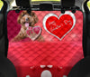 Valentine's Day Spacial Poodle Dog Print Pet Seat Covers