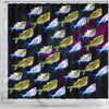 Common Hatchetfish (River Hatchetfish) Print Shower Curtains