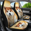 Akita Dog Print Car Seat Covers
