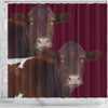 Pinzgauer cattle (Cow) Print Shower Curtain