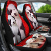 Old English Sheepdog Print Car Seat Covers