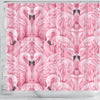 Flamingo Print Shower Curtains