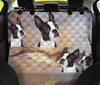 Cute Boston Terrier Print Pet Seat Covers