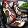 Amazing Saint Bernard Dog Print Car Seat Covers
