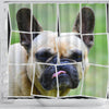 French Bulldog Spread Print Shower Curtains