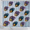 Acanthurus Achilles Fish Print Shower Curtains