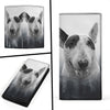 Bull Terrier Print Women's Leather Wallet