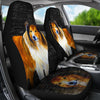Rough Collie Dog Print Car Seat Covers