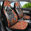 Pug Print Car Seat Covers