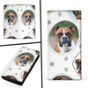 Boxer Dog Print Women's Leather Wallet