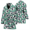 Lovely Havanese Dog Pattern Print Women's Bath Robe