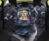 Golden Retriever In Spaceship Print Pet Seat Covers