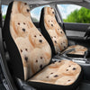 Goldendoodle In Lots Print Car Seat Covers