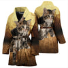 Siberian cat Print Women's Bath Robe