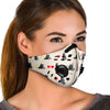 Nebelung Cat Print Premium Face Mask