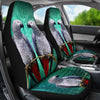 African Grey (Congo Grey Parrot) Parrot Print Car Seat Covers