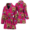 Goldendoodle dog Print Women's Bath Robe
