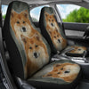 Cute Icelandic Sheepdog Print Car Seat Covers