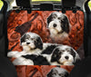 Lovely Polish Lowland Sheepdog Print Pet Seat Covers