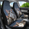 American Wirehair Cat Print Car Seat Covers