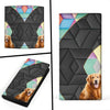 Golden Retriever Print Women's Leather Wallet Case