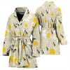 Czechoslovakian Wolfdog Print Women's Bath Robe