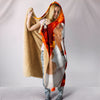 Cute Basset Hound Print Hooded Blanket