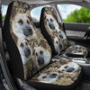 Cute Chinook Dog Print Car Seat Covers
