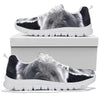 Silky Terrier Dog On Black Print Running Shoes