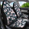 Border Collie In Lots Print Car Seat Covers
