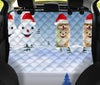 Pomeranian Christmas Print Pet Seat Covers