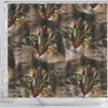 Maine Coon Cat Print Shower Curtain