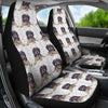 Affenpinscher Dog Patterns Print Car Seat Covers