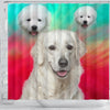 Kuvasz Dog Print Shower Curtain