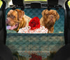 Cute Dogue De Bordeaux Print Pet Seat covers