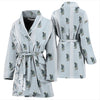 African Grey Parrot Patterns Print Bath Robe