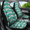 Toy Fox Terrier Dog Pattern Print Car Seat Covers